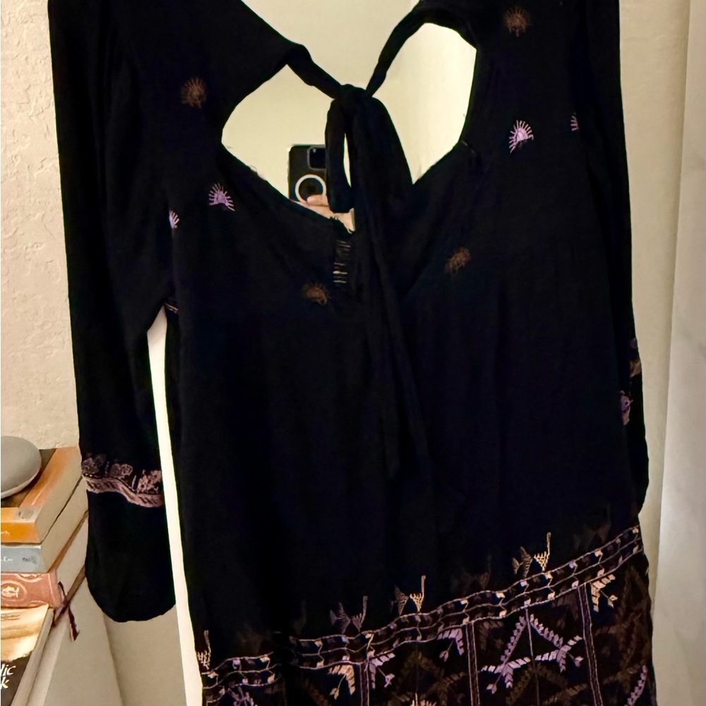 Free People Rhiannon Embroidered Mini
Black Dress - Picture 2 of 4